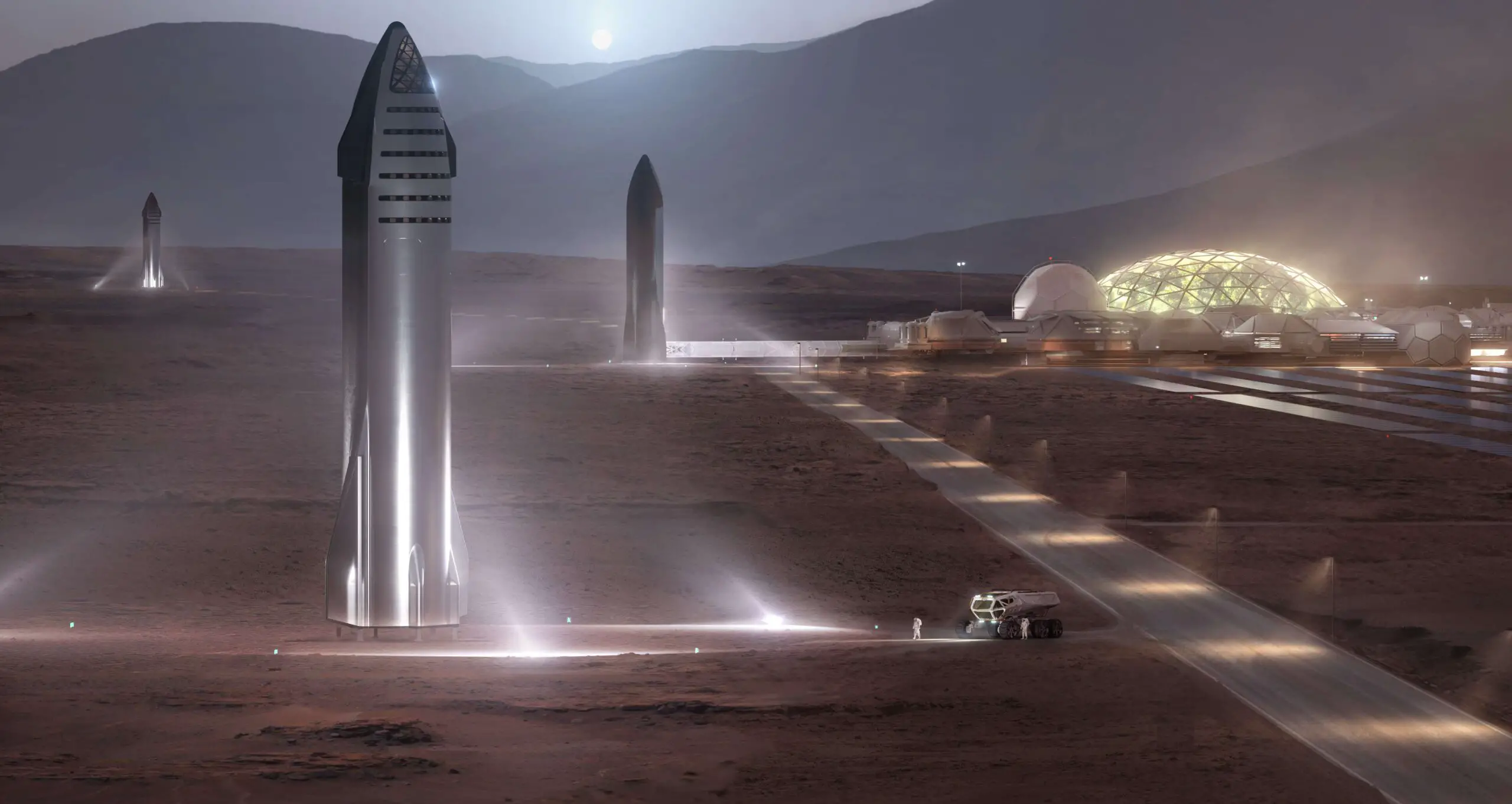 SpaceX Starship Mars Base