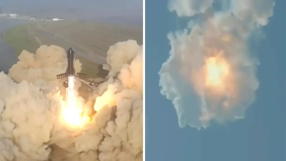 SpaceX Starship Launch Explosion