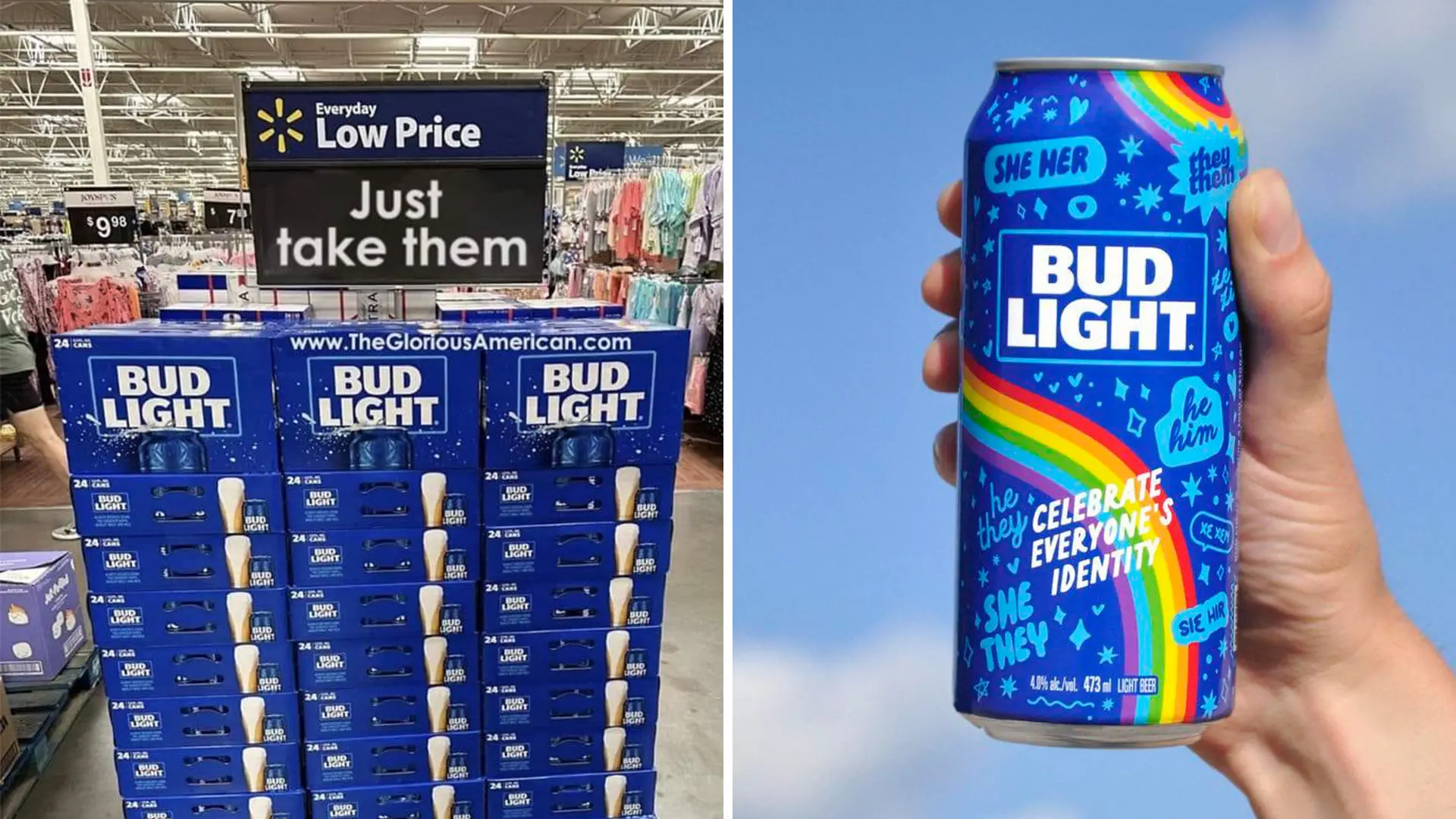 Bud Light Walmart Just Take Them