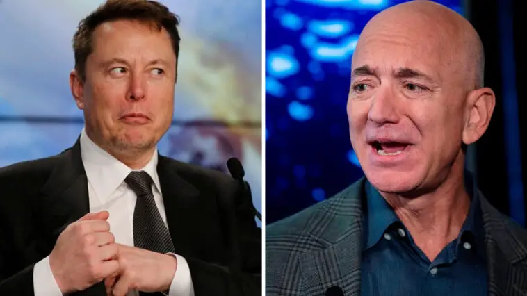 Jeff bezos Elon Musk Amazon Acquire