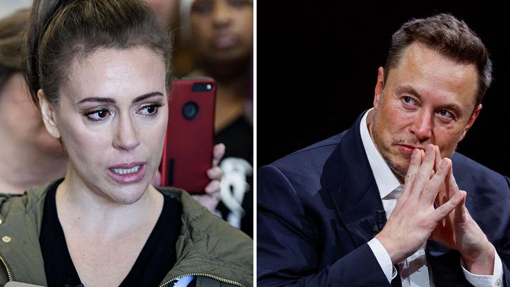 Alyssa Milano Elon Musk Acting