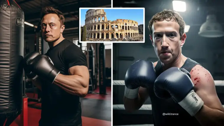 Elon Musk Mark Zuckerberg Fight Colosseum