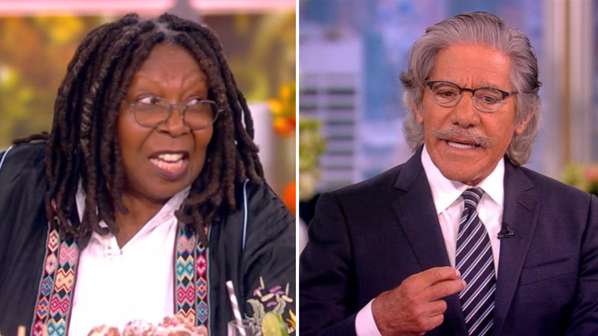 Geraldon Rivera The View Whoopi Goldberg