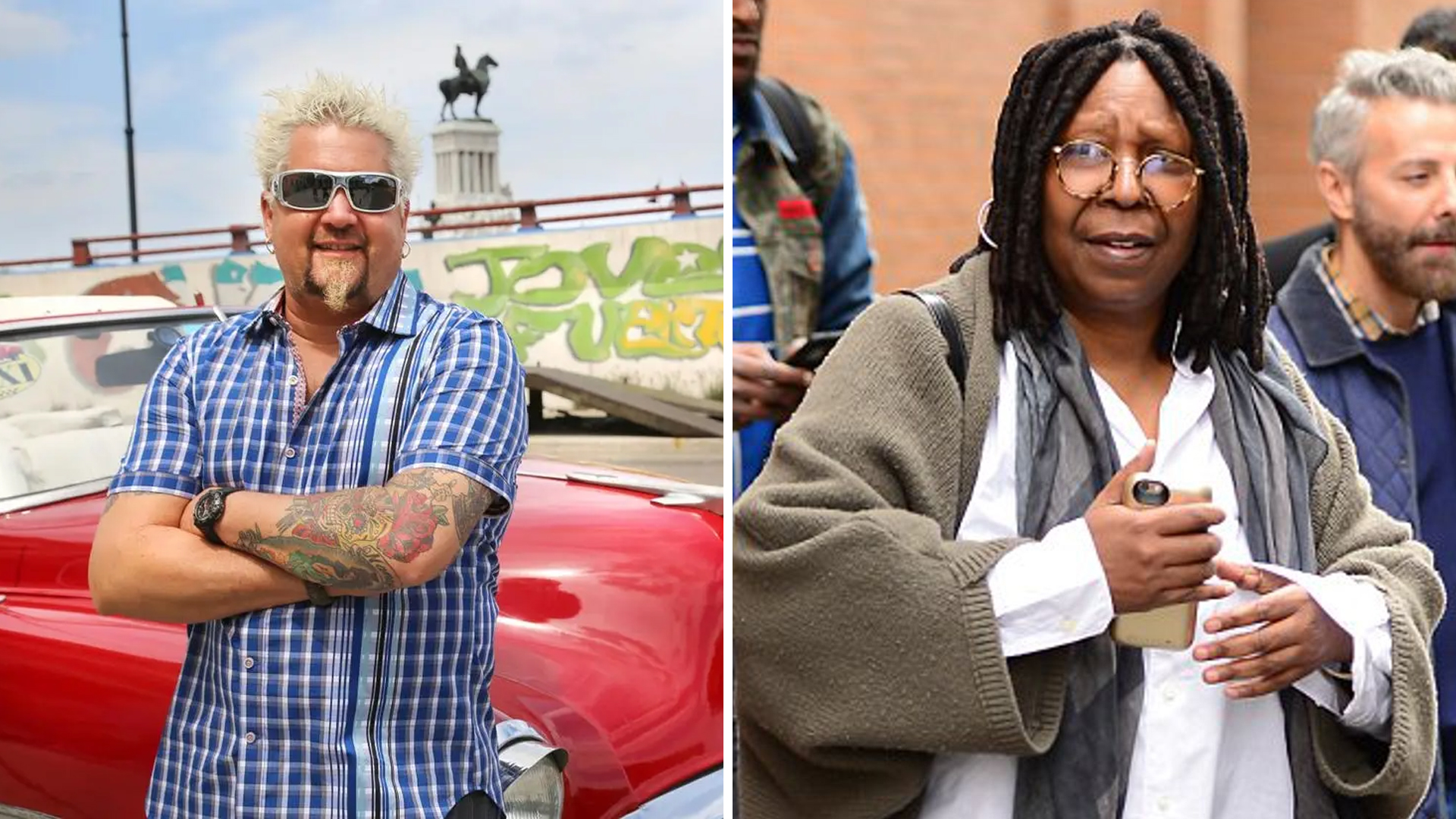 Guy Fieri Whoopi Goldberg Kicked Off From restaurant