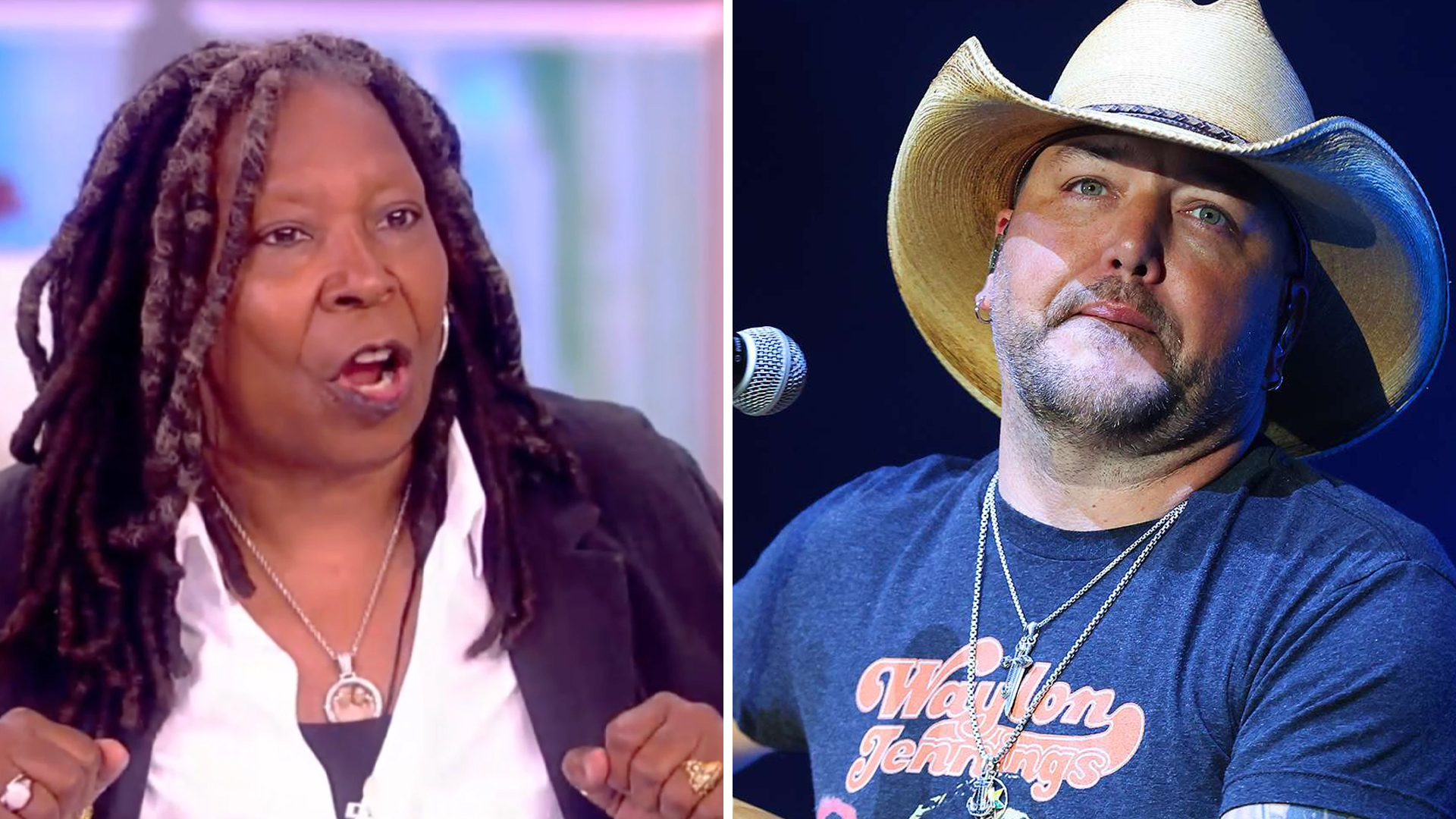 Jaosn Aldean Whoopi Goldberg