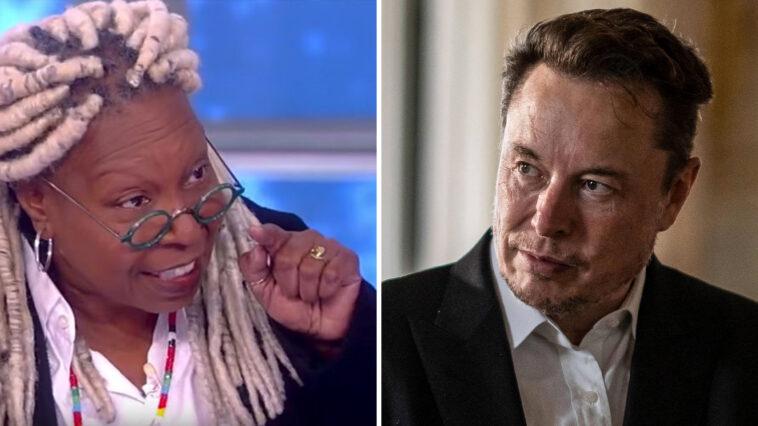 Elon Musk Fight Whoopi Goldberg