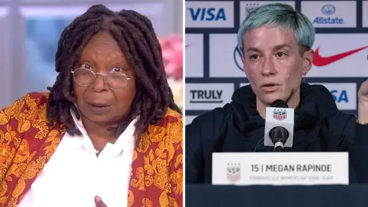 megan Rapinoe Whoopi Goldberg the view