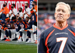 Broncos Anthem Kneel John Elway