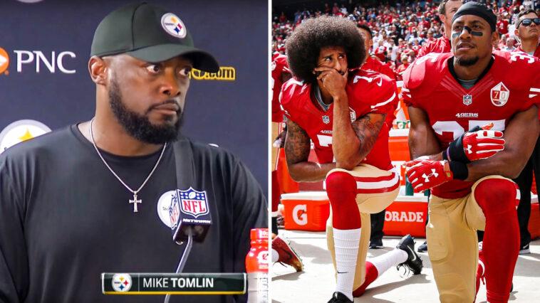 Mike Tomlin Anthem Kneelers