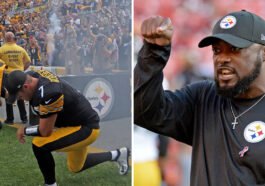 Steelers Mike Tomlin Knel