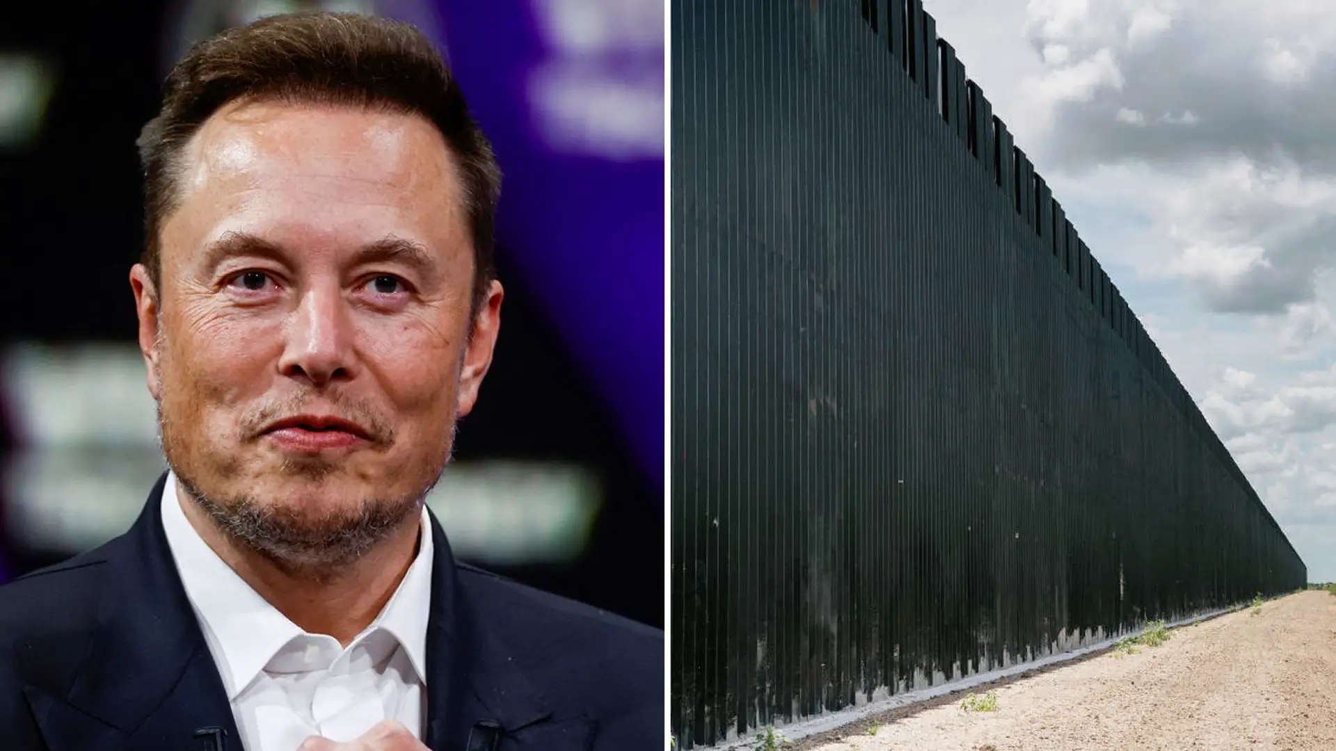 Elon Musk Texas Wall Construct