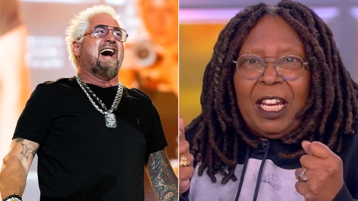 Guy Fieri Whoopi Throw Restaurant