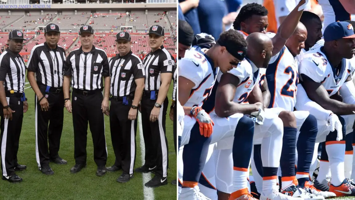 Breaking NFL Referees Vote Unanimously to Throw Out Anyone Who Kneels