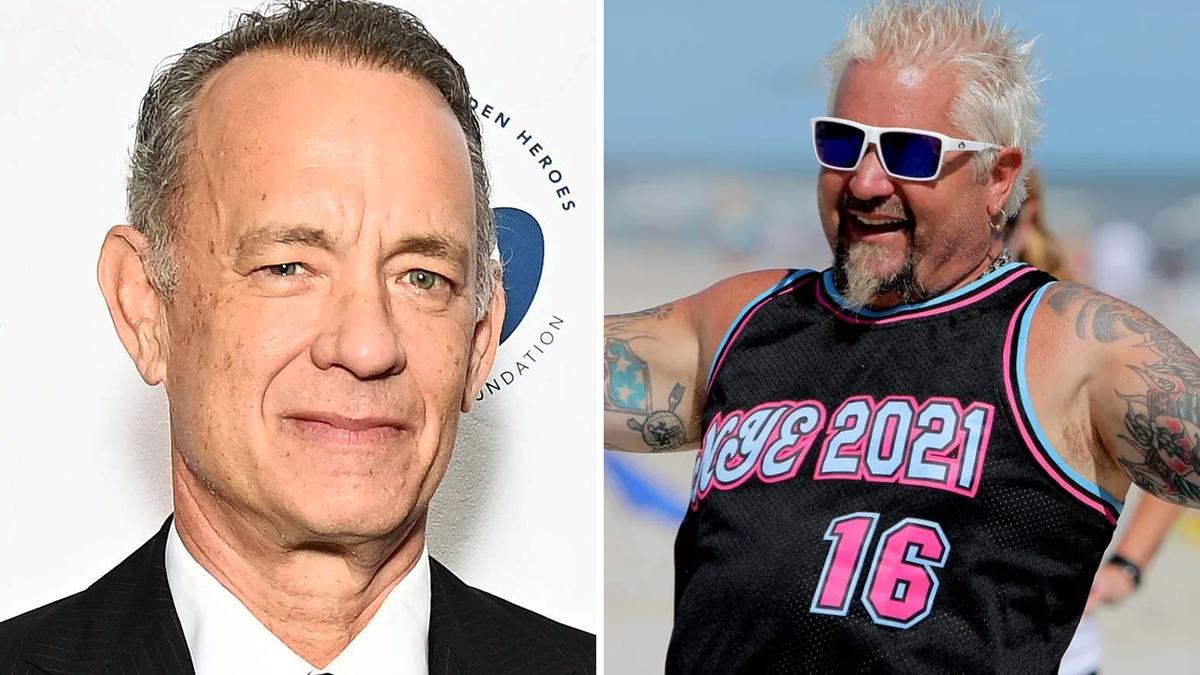 Guy Fieri Tom Hanks Throws