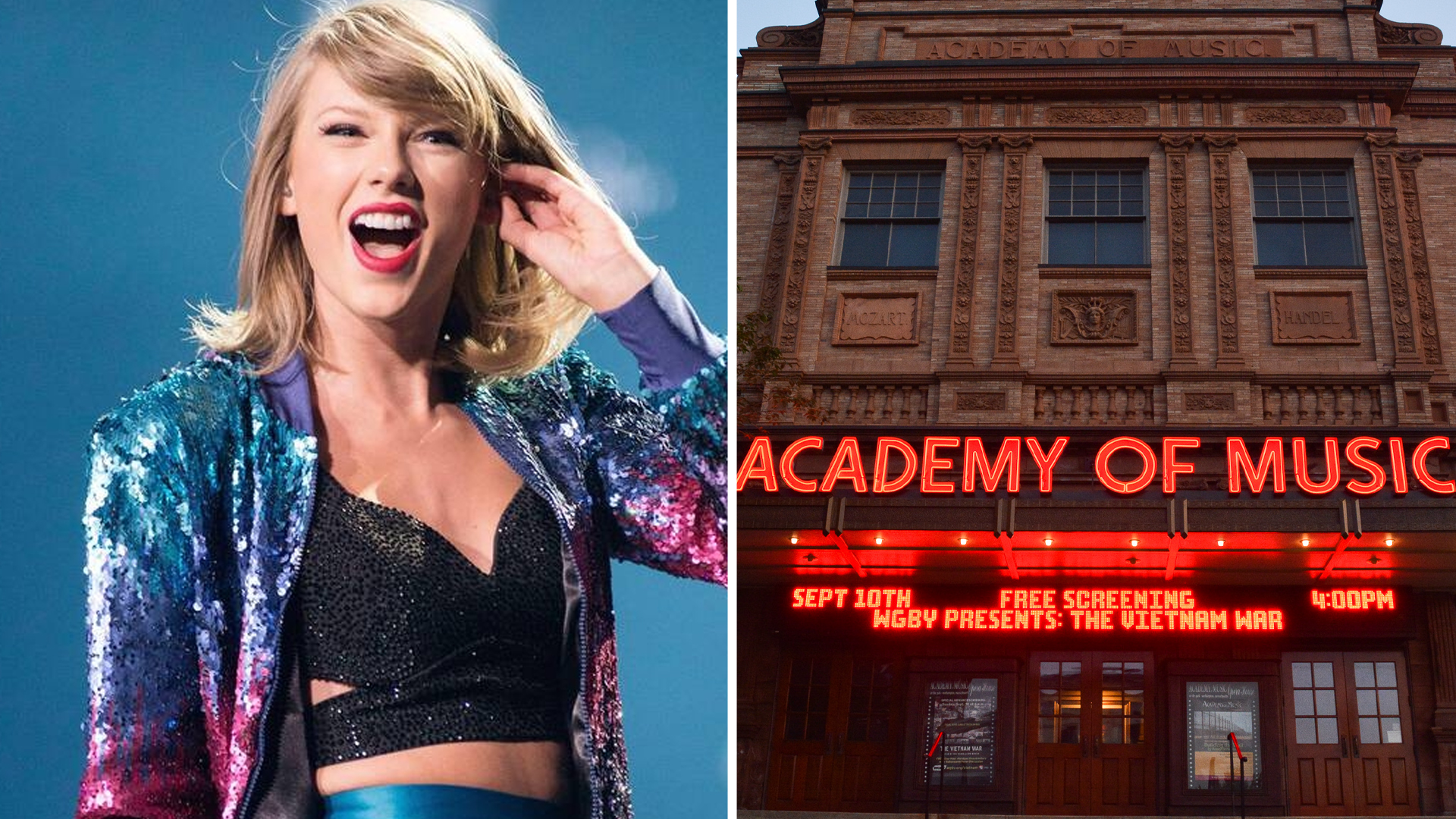 Taylor Swift and Academy Of Music