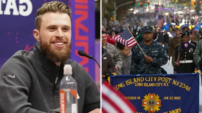 Veterans Day Parade Harrison Butker