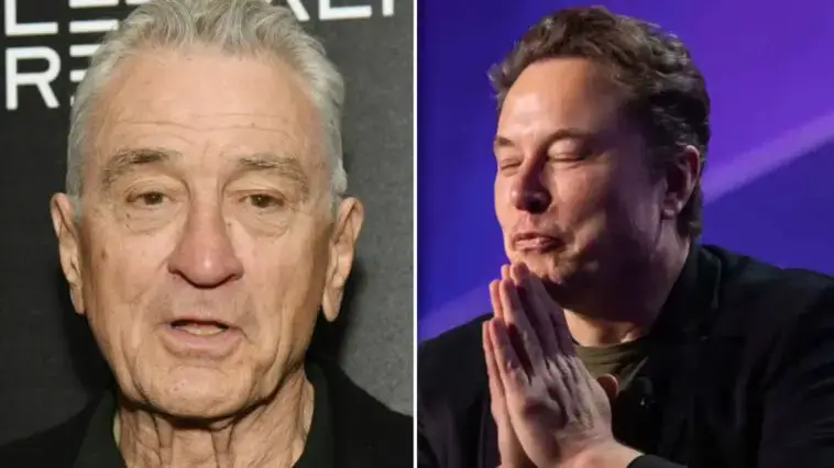 Elon And Robert De Niro Platform X
