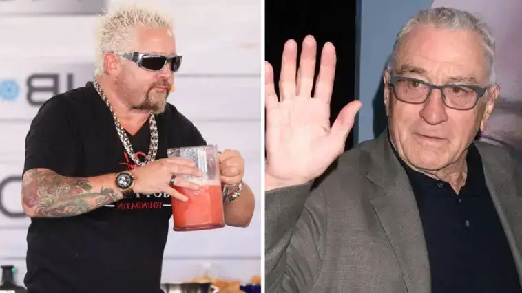 Robert De Niro and Guy Fieri Clash