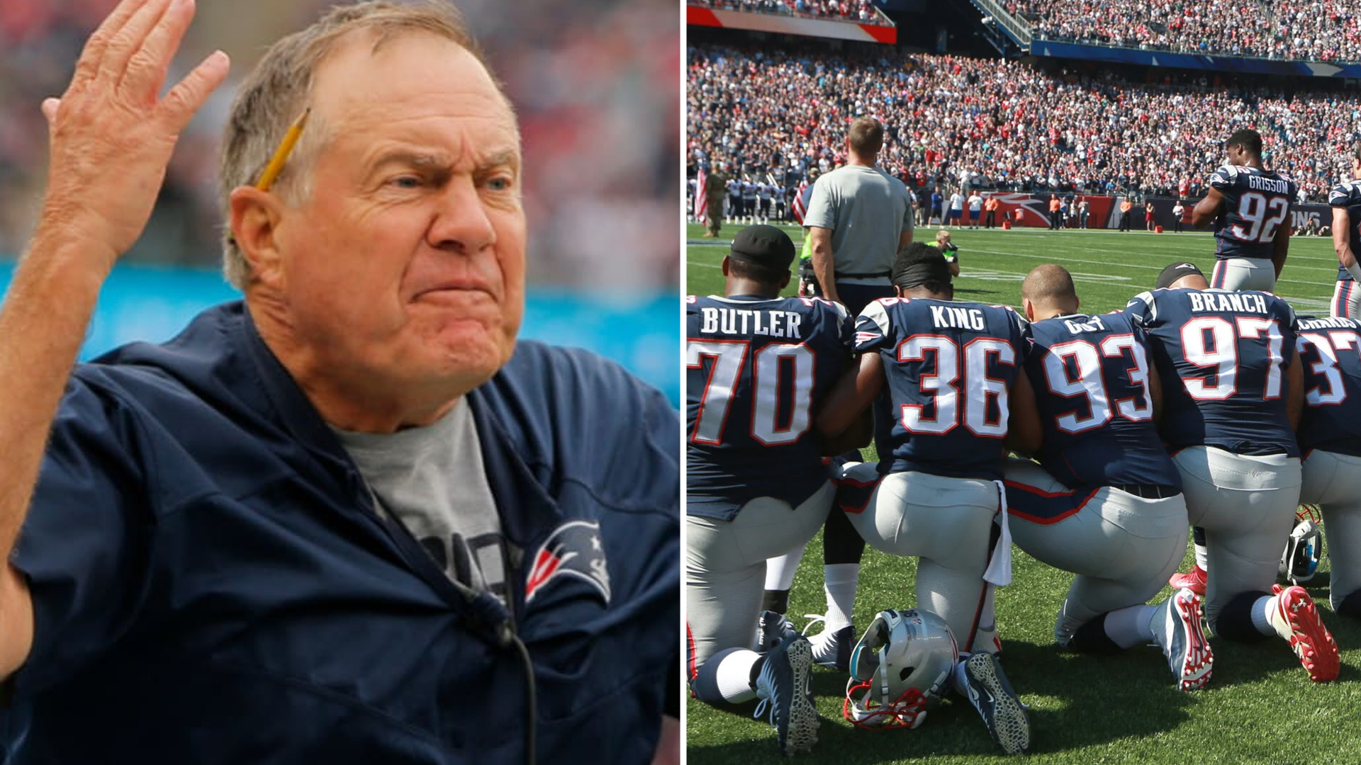 Coach Belichick Anthem Kneeling Ban