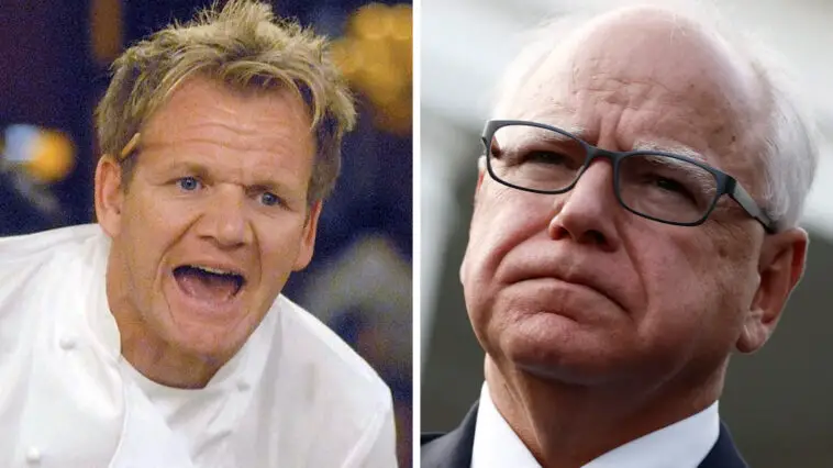 Tim Walz Gordon Ramsay Restaurant