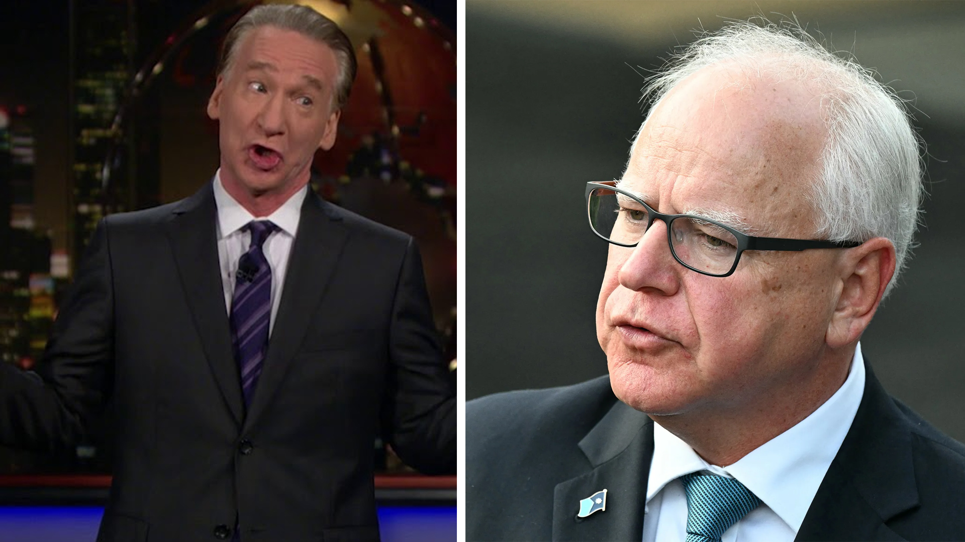 Bill Maher Boots Tim Walz Off Show Mid-Interview: 'You're a Disappointment'