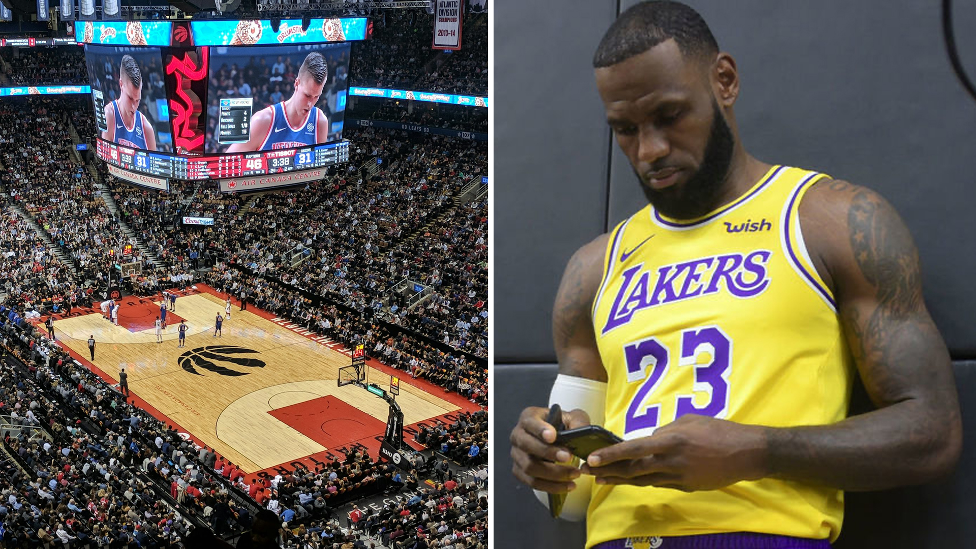 LeBron James In Stadiums