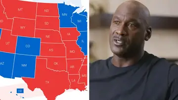 Michael Jordan Red States