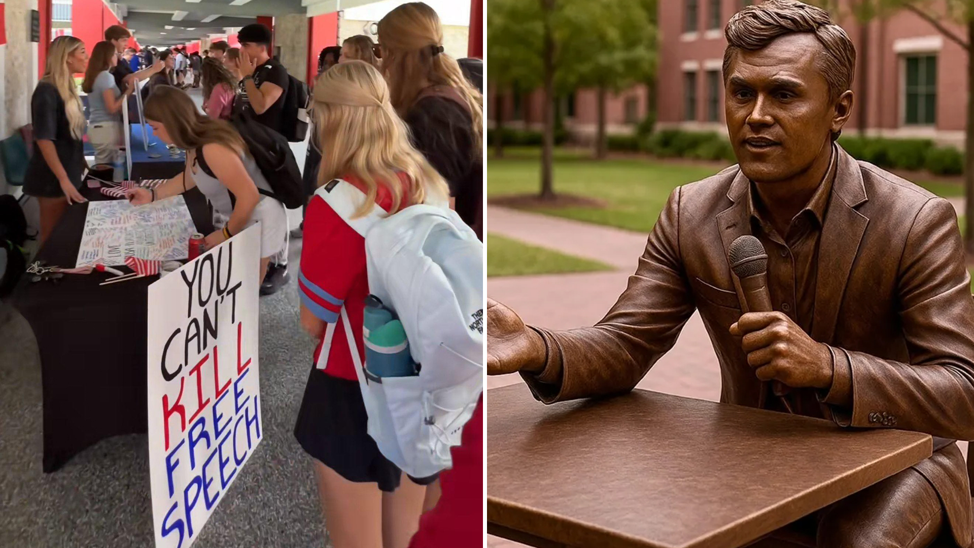 Charlie Kirk Statue