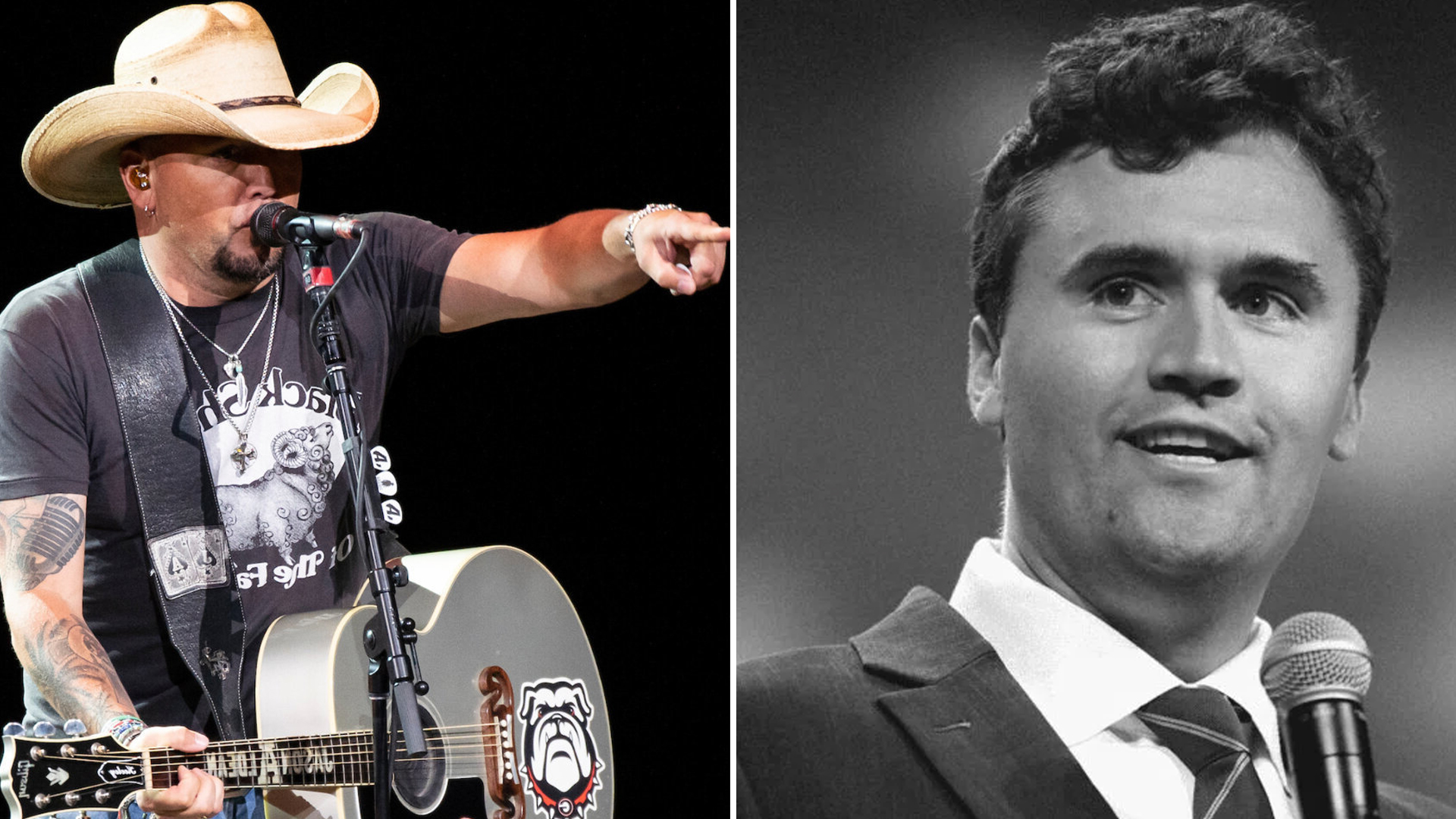 Jason Aldean And Charlie Kirk