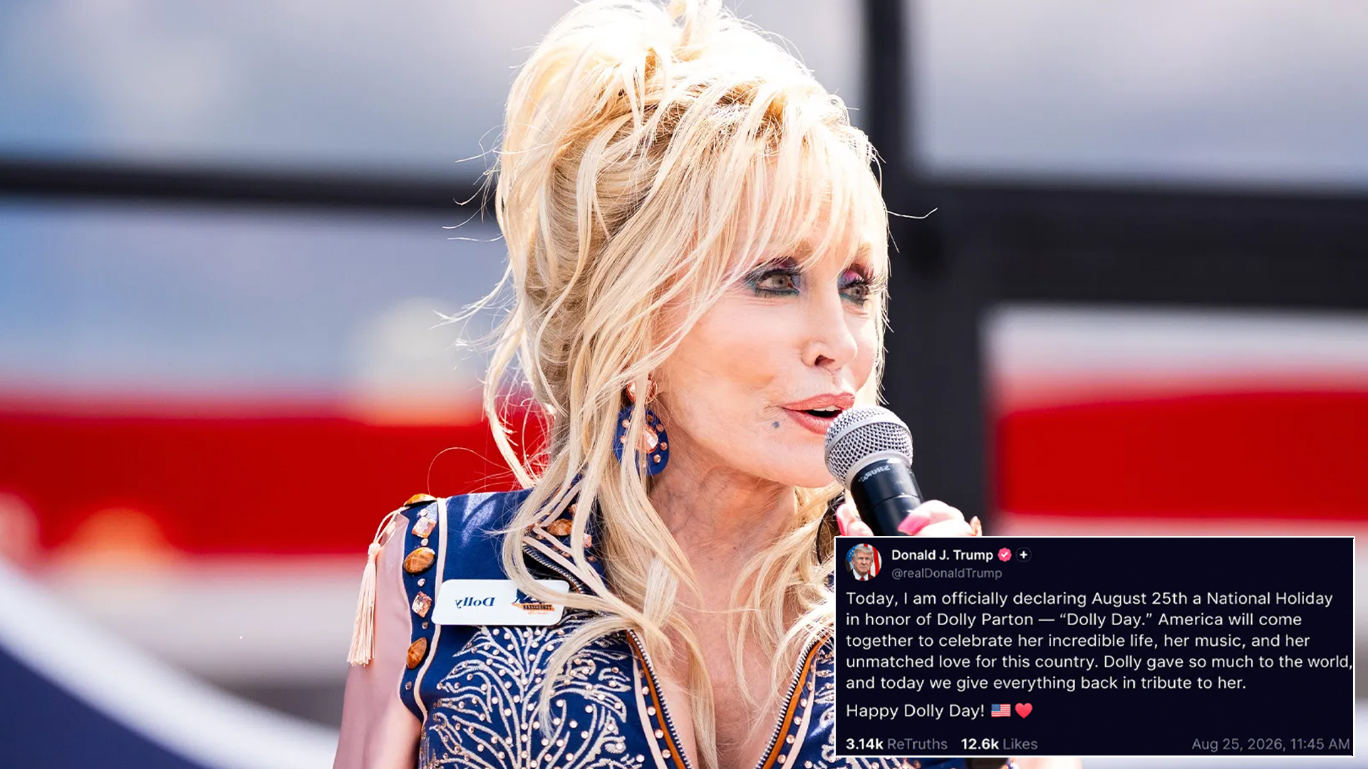 Dolly parton Trump