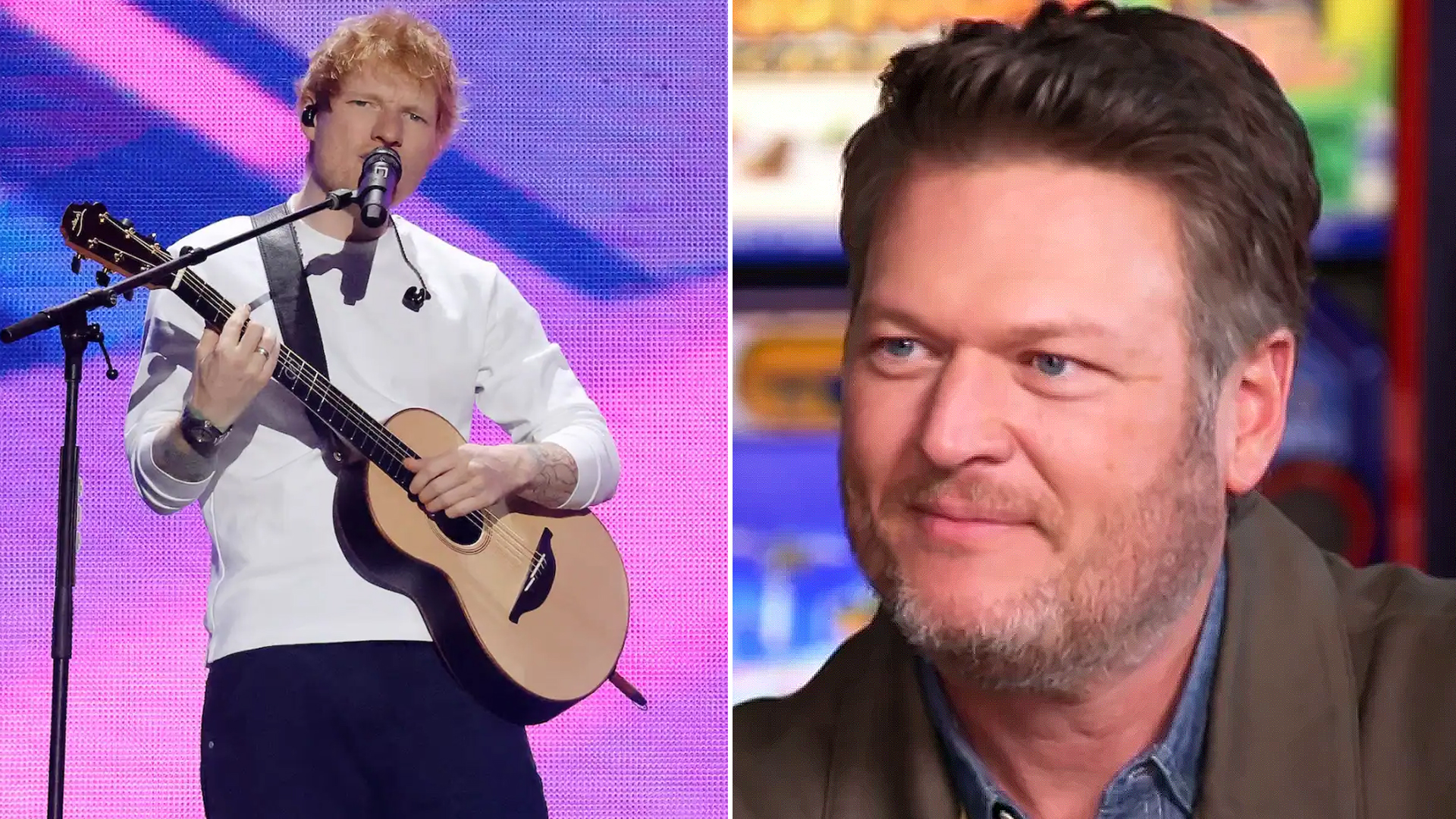 Ed Sheeran Blake Shelton