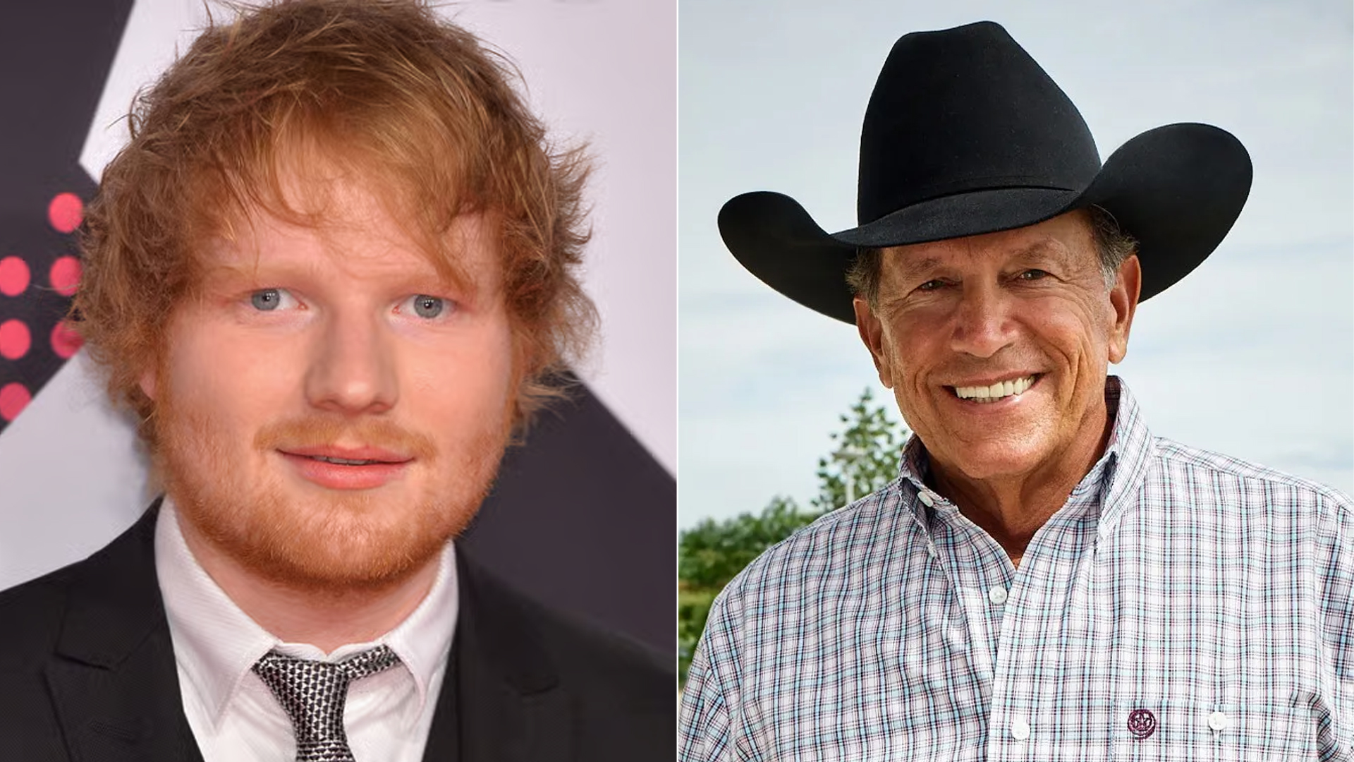 George Strait and Ed Sheeran