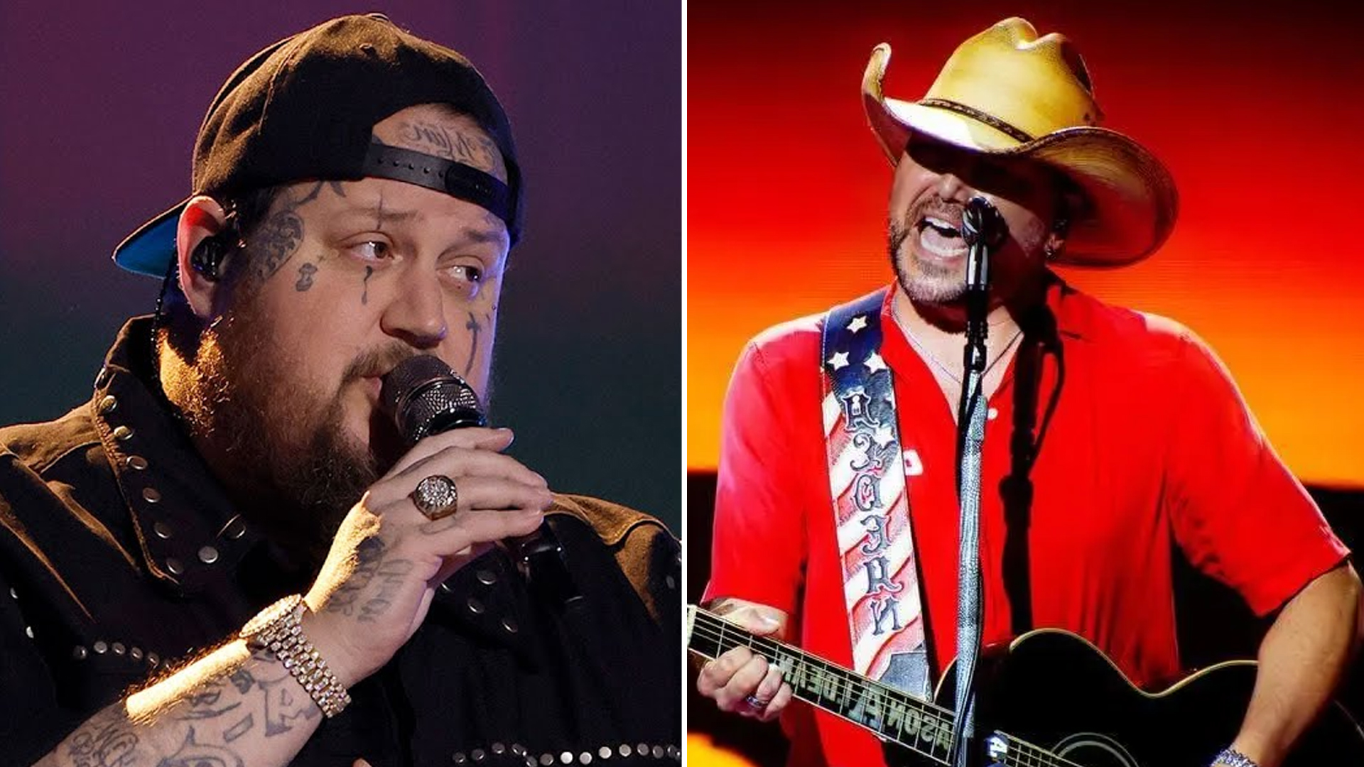 Jason Aldean and Jelly Roll Inci