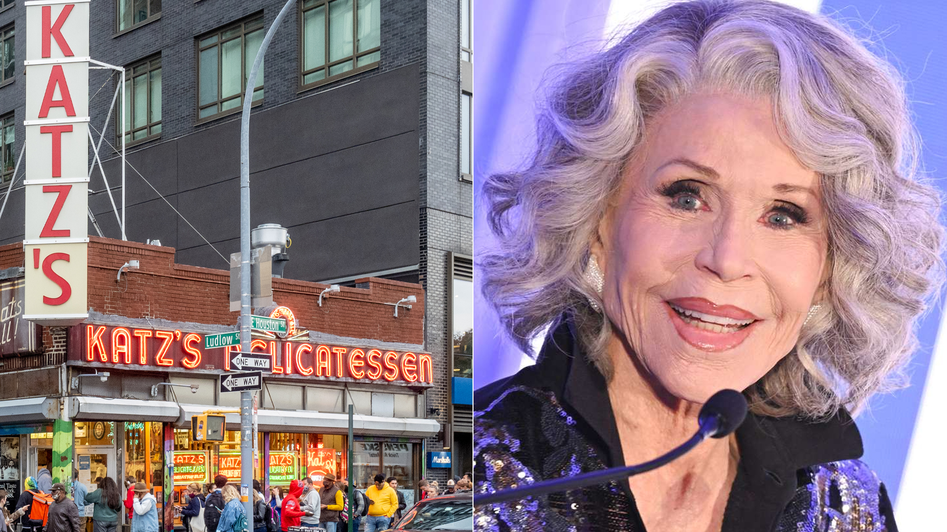 Katz Deli Jane Fonda