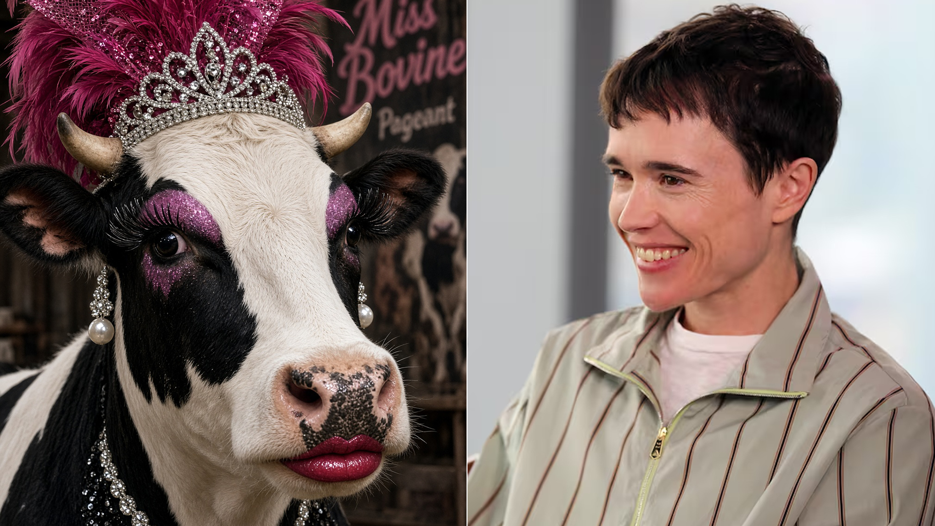 Elliot Page Cows Queer