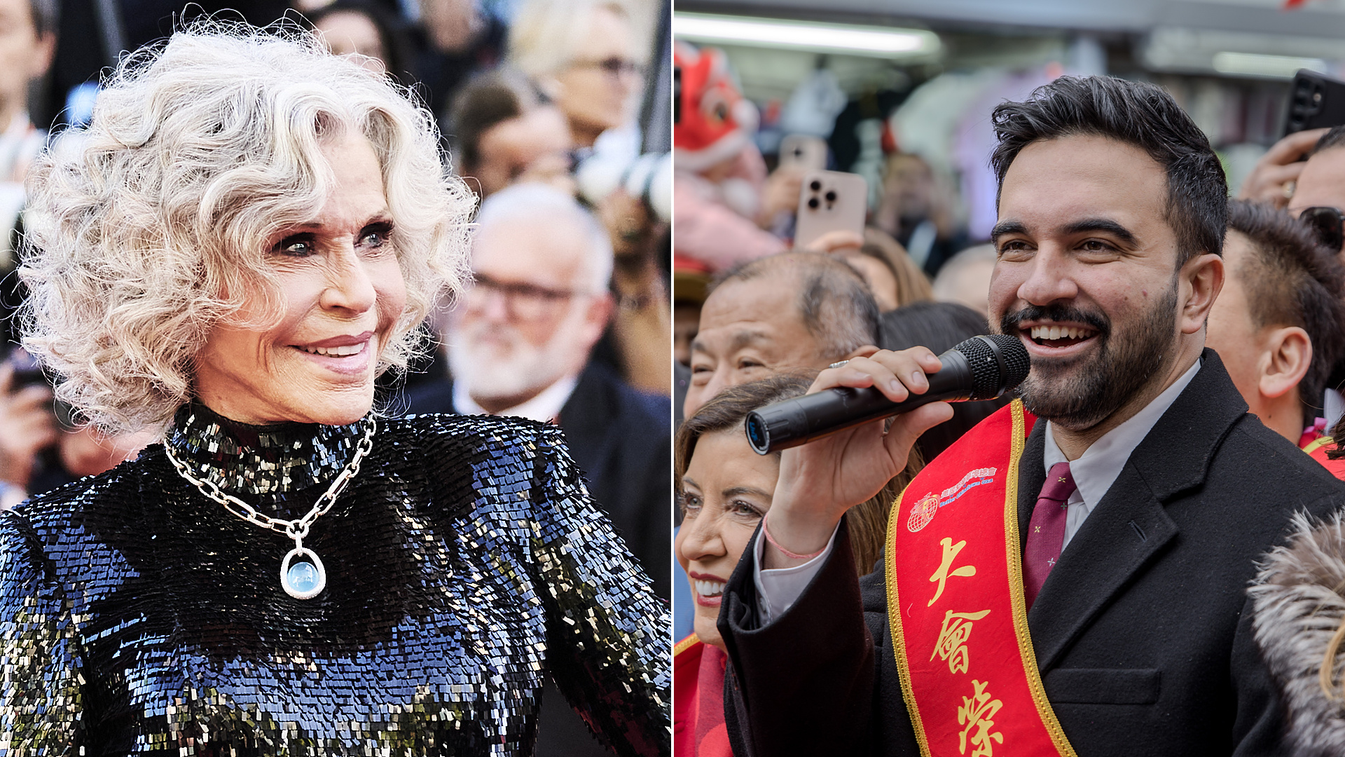 Jane Fonda Zohran Mamdani