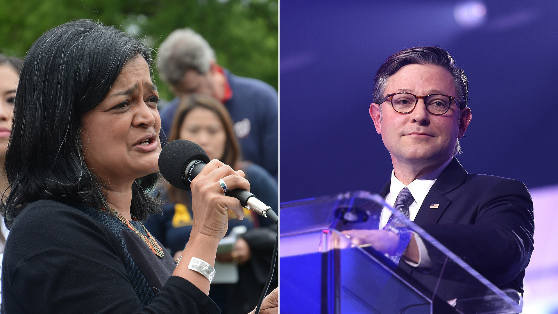 Pramila Jayapal Mike Johnson