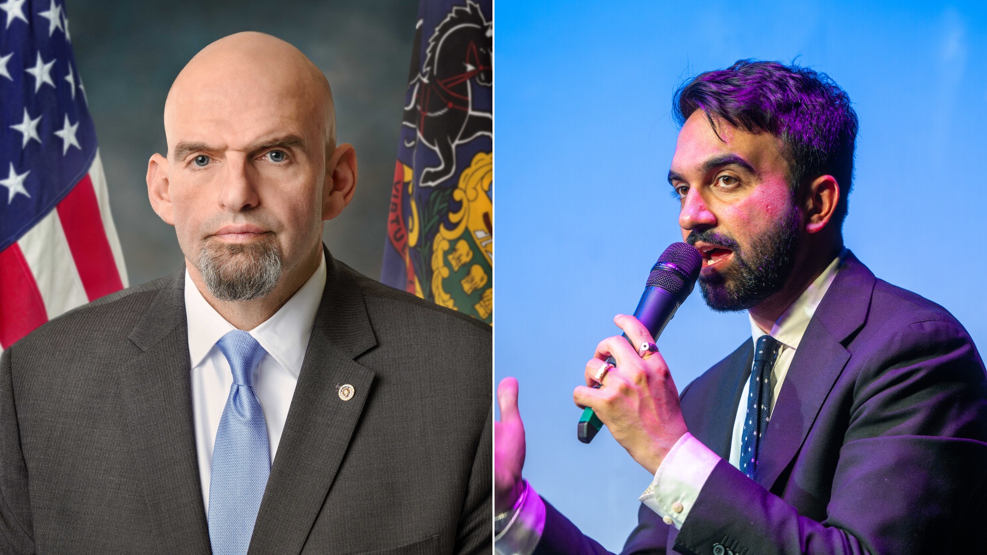 John Fetterman Zohran Mamdani