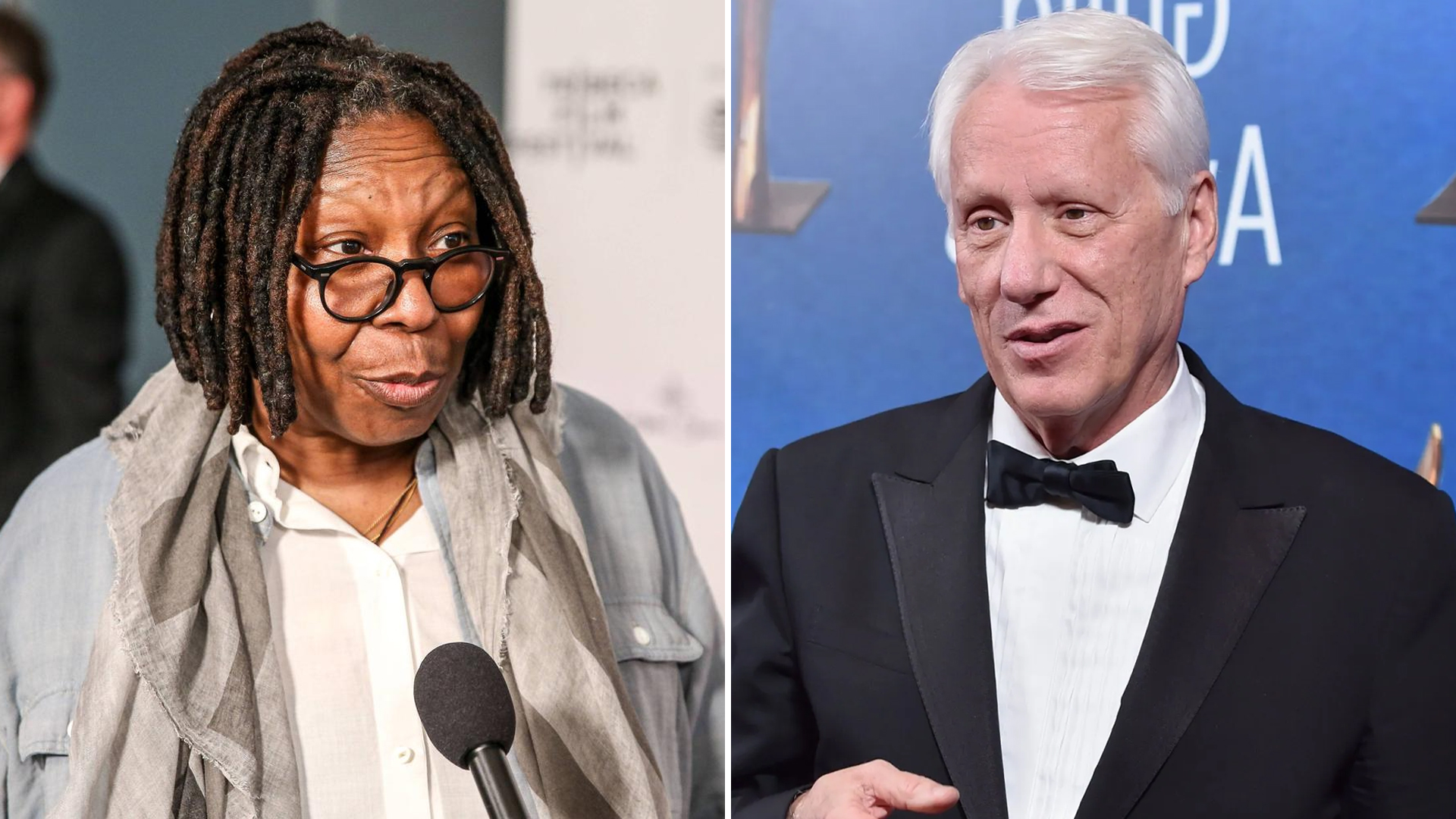 Whoopi Goldberg and James Woods Feud