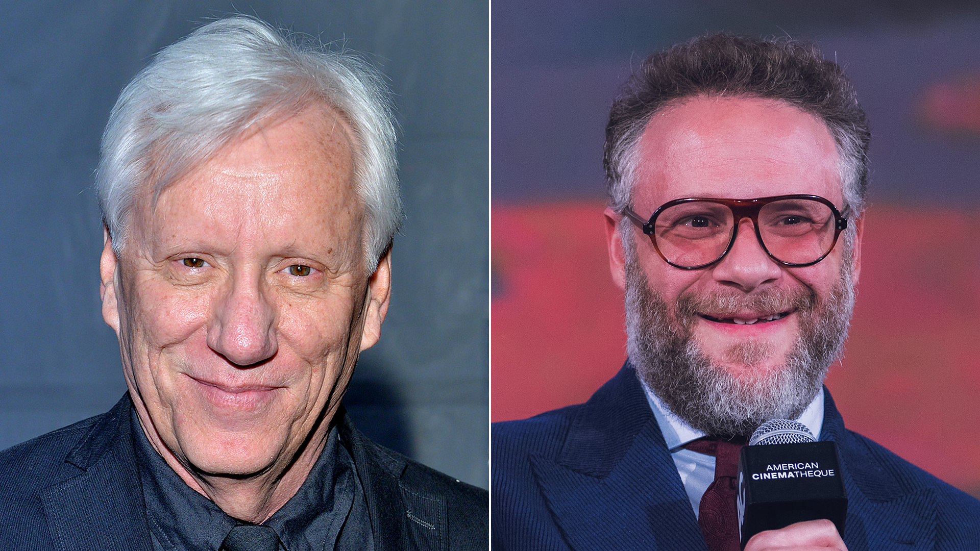James Woods and Seth Rogen