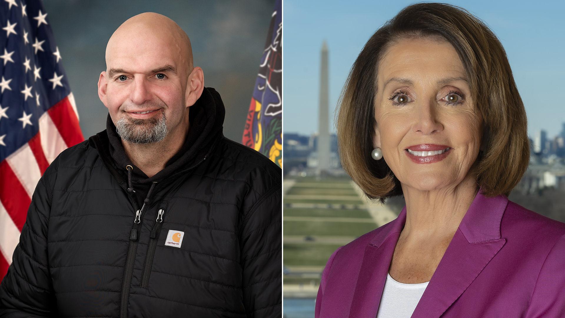 john Fetterman Nancy Palosi